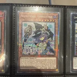 Yugioh RA05-EN135 Nightmare Apprentice Starlight Rare - Rarity Collection V - Image 1
