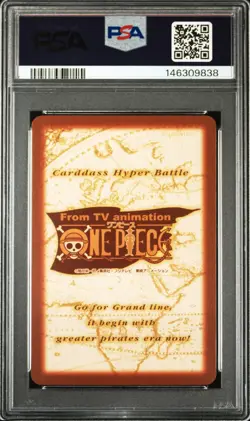 PSA10 C533 Straw Hat Crew Under Flag Hyper Battle One Piece Carddass 2001 POP 9 - Image 2