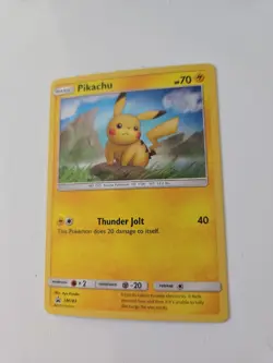 Pikachu SM183 Sun & Moon Black Star Promo Holo Pokemon Card MP - Image 2