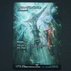 Thrum Of The Vestige Lightning Bolt 0040 Final Fantasy MTG pack fresh FCA EN - Image 1