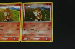 Pokemon Card Lot PL-MP Non-Foil & Cosmos Holo Promo Chimchar Diamond & Pearl - Image 3