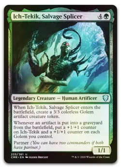 Ich-Tekik, Salvage Splicer #233 (Foil) (NM) Commander Legends CMR Magic MTG - Image 1