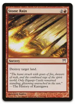 Stone Rain #191 (NM) Champions of Kamigawa CHK Magic MTG - Image 1