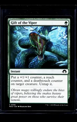 2024 MTG Magic The Gathering MH3 Modern Horizons 3 #156 Gift of the Viper - Image 1
