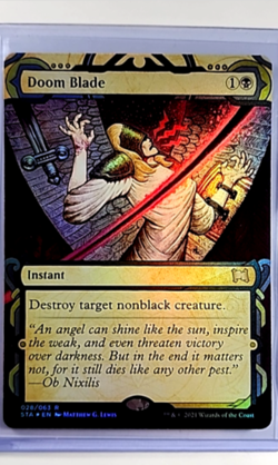 2021 MTG Magic The Gathering STA Mystical Archives Foil #28 Doom Blade - Image 1