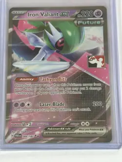 Iron Valiant Ex 089/182 Prize Pack Stamp Pokemon Tcg Nm - Image 1