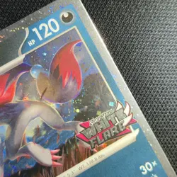 TRIPLE SWIRL BLEED 🌀💫 Zoroark 062/086 Cosmo Promo Flare Stamped Pokemon Card - Image 4