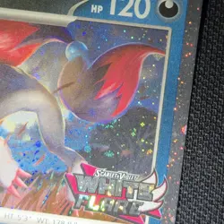 TRIPLE SWIRL BLEED 🌀💫 Zoroark 062/086 Cosmo Promo Flare Stamped Pokemon Card - Image 5