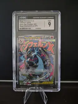 Pokemon Mega Charizard X ex CGC 9 Me: Mega Evolution Promo 023 Holo - Image 1