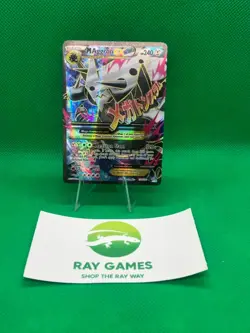 Pokemon TCG M Aggron EX 154/160 Primal Clash Holo Full Art Mega MP- - Image 1