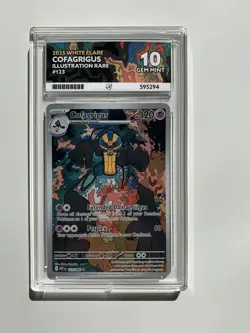 Pokemon TCG White Flare Cofagrigus 123/086 White Flare Illustration Rare Ace 10 - Image 1