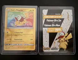POKEMON ASH'S PIKACHU SM108 I CHOOSE YOU MOVIE PROMO NM - Image 1