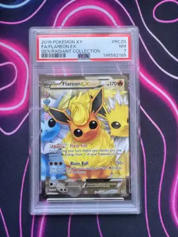 Pokemon TCG Card Flareon EX RC28/RC32 XY Generations PSA 7 NM - Image 1