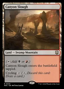Canyon Slough Light Play, English Magic the Gathering MTG Commander: Modern Hori - Image 1