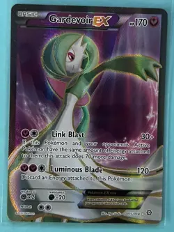 Gardevoir EX 111/114 XY Steam Siege Full Art Ultra Rare Pokemon Card - Image 1