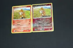 Pokemon Card Lot LP-PL Non-Foil & Burger King Promo Chimchar Diamond & Pearl - Image 1