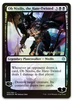 Ob Nixilis, the Hate-Twisted #100 (Foil) (NM) Prerelease Cards PRE Magic MTG - Image 1