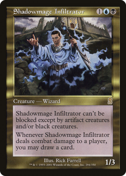 Shadowmage Infiltrator #294 (MP) Odyssey ODY Magic MTG - Image 1