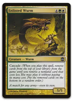 Enlisted Wurm #68 (NM) Alara Reborn ARB Magic MTG - Image 1