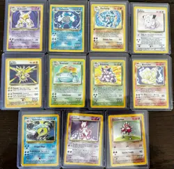 Lot of 10x 1999 Pokemon Base Set Holo Rares Unlimited WOTC Vintage Venusaur Gyar - Image 1