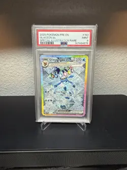 Pokemon Glaceon ex 150/131 Sv: Prismatic Evolutions Holo PSA 9 - Image 1