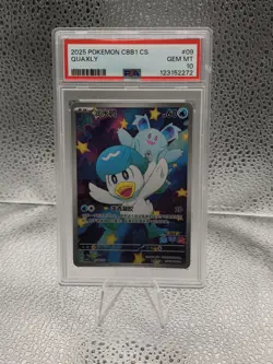 Pokemon TCG PSA 10 Chinese Exclusive Quaxly 0509/09 CBB1 CS - Image 1