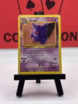 Gengar 20/62 Fossil Rare Regular 1999 WOTC Pokemon TCG HP - Image 2