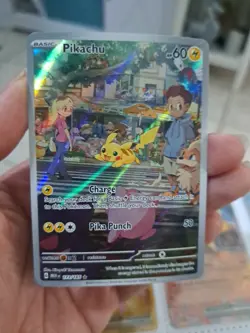 Pikachu 173/165 Scarlet & Violet 151 Illustration Rare Pokemon PCK FRESH ENGLISH - Image 1