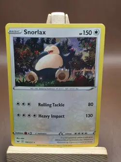 HP/DMG Snorlax 140/202 Cosmos Holo Rare 2020 Pokemon Sword & Shield - Image 1