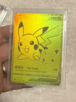 Pokemon Celebrations Pikachu V gold Promo🌟👑🌟 - Image 2