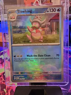 Slowking Master Ball Pattern Holo Prismatic Evolutions 019/131 Pokemon TCG - Image 2
