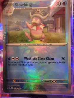 Slowking Master Ball Pattern Holo Prismatic Evolutions 019/131 Pokemon TCG - Image 3