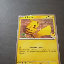 Pikachu (SWIRL) 🍥 051/162 [COSMOS] 2026 Pokemon Day 30th Anniversary Pokemon NM - Image 2