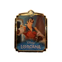 Disney Lorcana Promo League Pin - Gaston - Fabled - Image 1