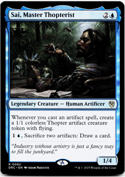Sai, Master Thopterist [Commander: Aetherdrift] MTG Magic NM/M 💧 - Image 3
