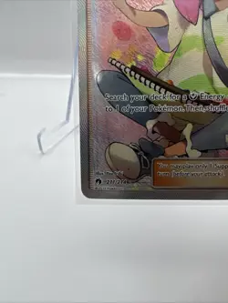 Pokemon TCG MINA Full Art 211/214 SM - Lost Thunder Holo Card Ultra Rare - Image 4