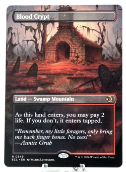 MTG Lorwyn Eclipsed, Blood Crypt (Borderless) - NM 0349 - Image 1