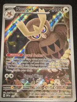 Noctowl 141 Scarlet & Violet Promo Holo Pokemon TCG Card NM Condition - Image 1