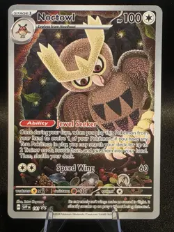 Noctowl 141 Scarlet & Violet Promo Holo Pokemon TCG Card NM Condition - Image 2