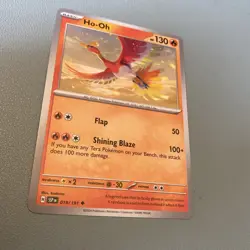 Ho-Oh - Pokemon TCG 019/191 Sv08: Surging Sparks Regular Uncommon Card NM - Image 3