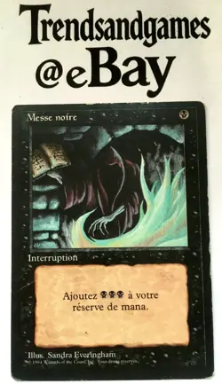 MESSE NOIRE - DARK RITUAL - 3eme Bords Noirs - MAGIC THE GATHERING - MTG EXC Fbb - Image 1