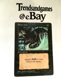 MESSE NOIRE - DARK RITUAL - 3eme Bords Noirs - MAGIC THE GATHERING - MTG EXC Fbb - Image 2