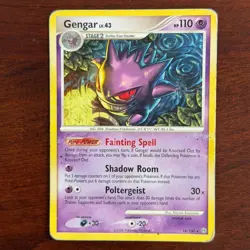 Gengar 18/100 Non Holo Rare Stormfront Pokemon Card DMG - Image 1
