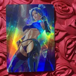 NEON VALORANT OOTD Teaser ACG Anime Goddess WAIFU HOLO Card Hot 2 - Image 1