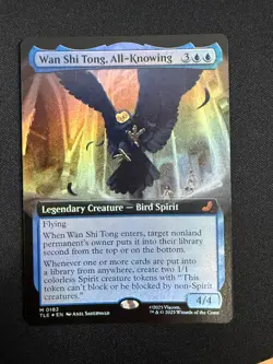 Wan Shi Tong, All-Knowing (EXTENDED FOIL) - Avatar (MTG) NM - Image 1