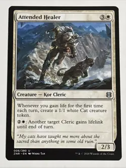 MTG Zendikar Rising Attended Healer 006/280 NM - Image 1