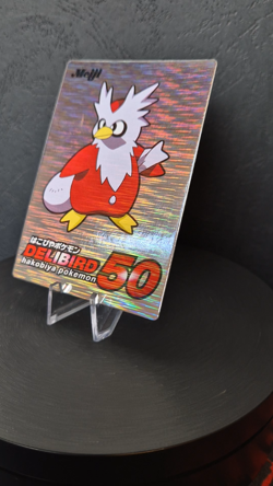 Pokemon Delibird Silver Foil Meiji Get Card Very Rare Promo - Image 2