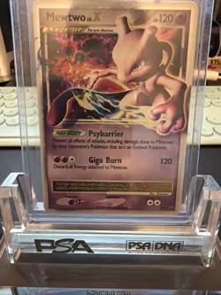 Mewtwo LV.X DP28 Diamond and Pearl Promos Pokemon 2008 Holo - Image 1