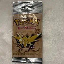 Pokemon Fossil Booster Packs EMPTY 3 Pack Lapras Zapdos Aerodactyl - Image 4