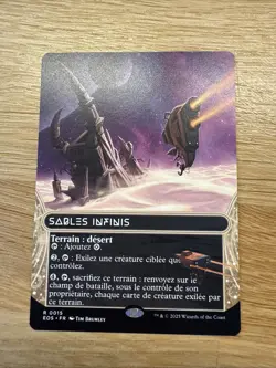 MTG EOS Borderless Stellar Sights 15 - Endless Sands FR - NM French - Image 1